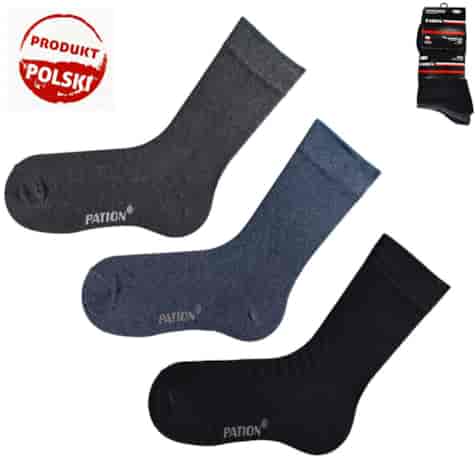 Skarpety garniturowe Pation 3-PAK