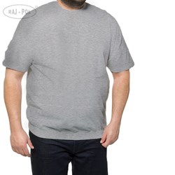 Męski T-shirt z krótkim rękawem Plus size