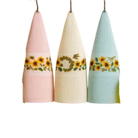 Ściereczki w pudełku 3-pak kwiatki