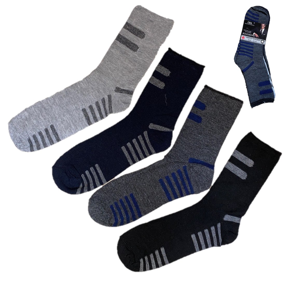 Skarpety męskie bezuciskowe