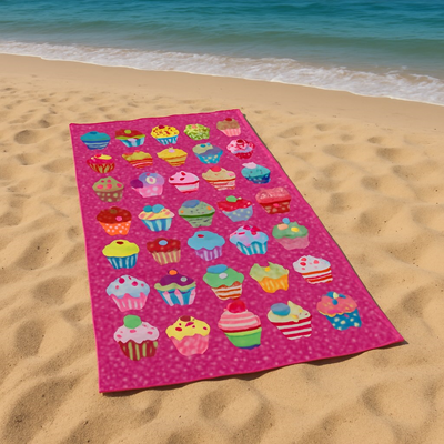 Ręcznik plażowy Ciasteczka