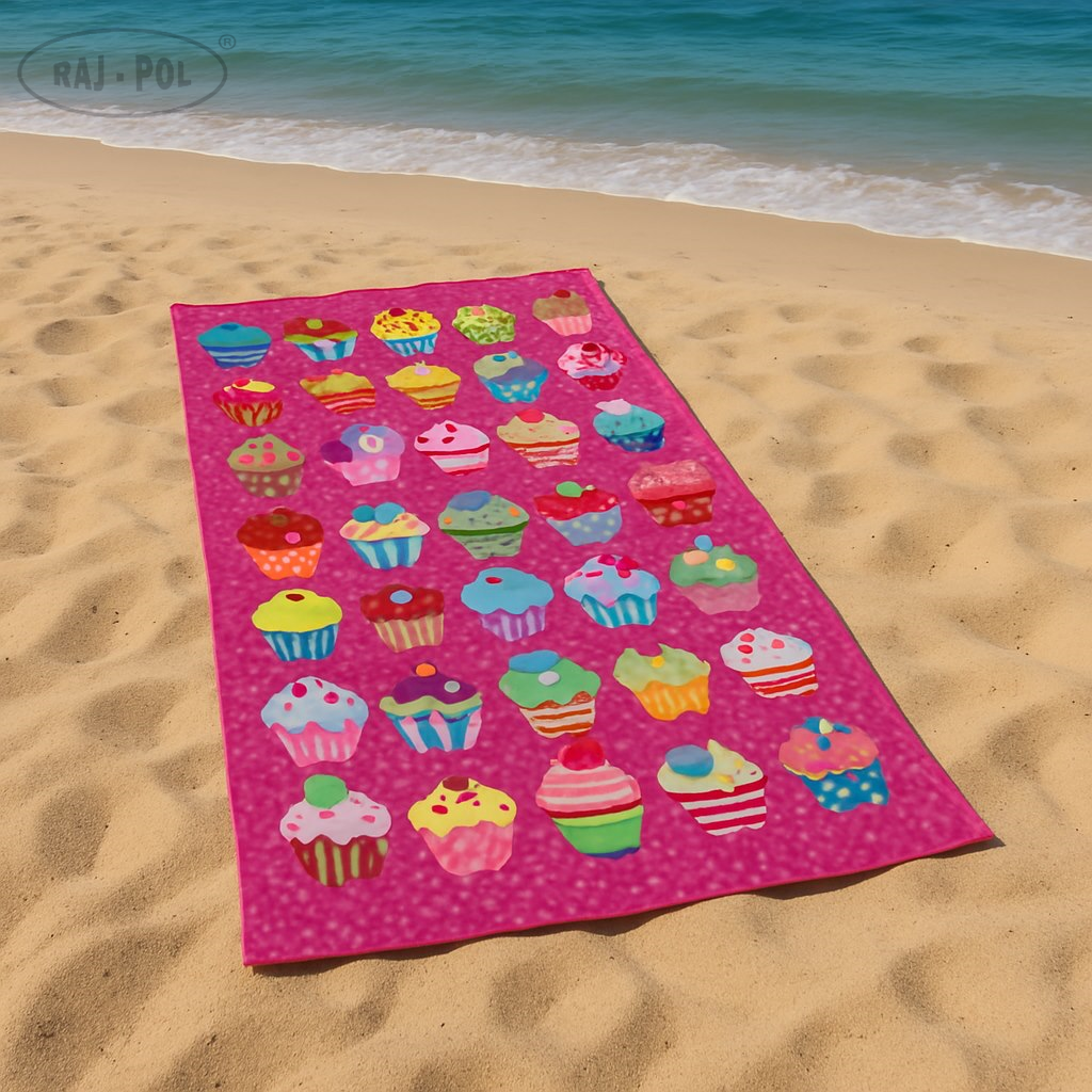 Ręcznik plażowy Ciasteczka