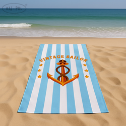 Ręcznik plażowy Kotwica Vintage Sailor