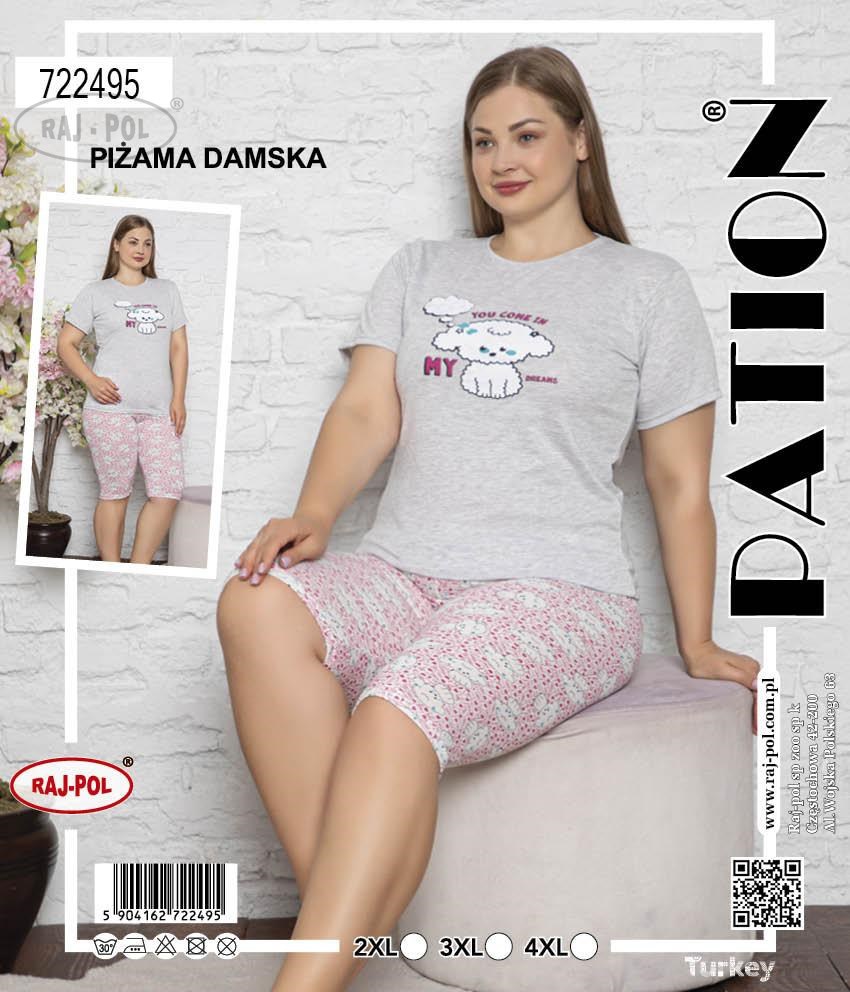 Piżama damska  YOU COME IN  PATION Plus size