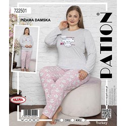 Piżama damska  YOU COME IN  PATION Plus size