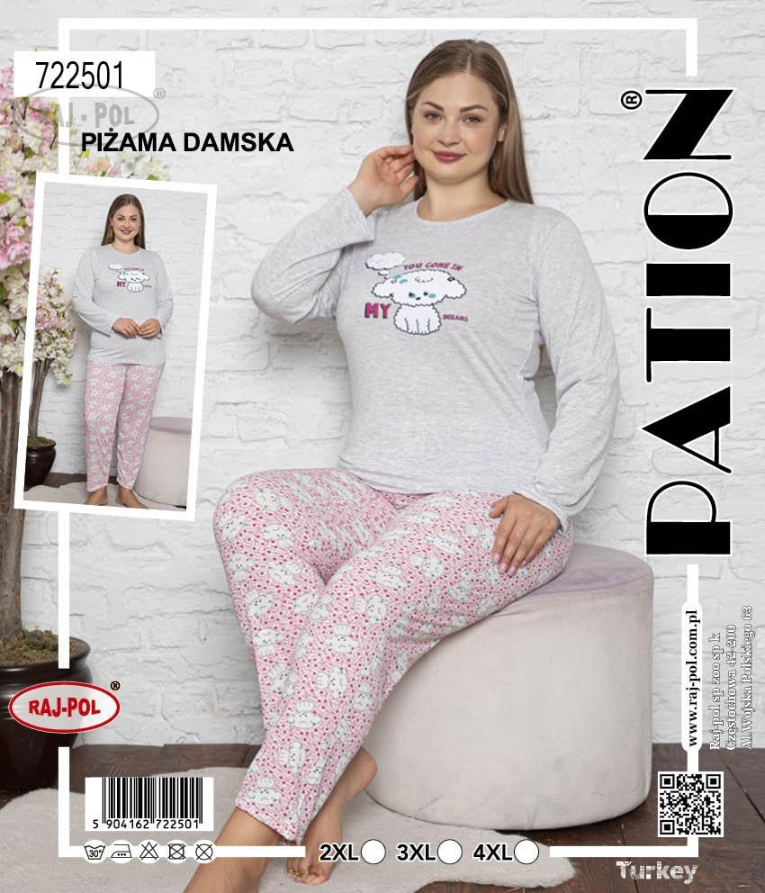 Piżama damska  YOU COME IN  PATION Plus size