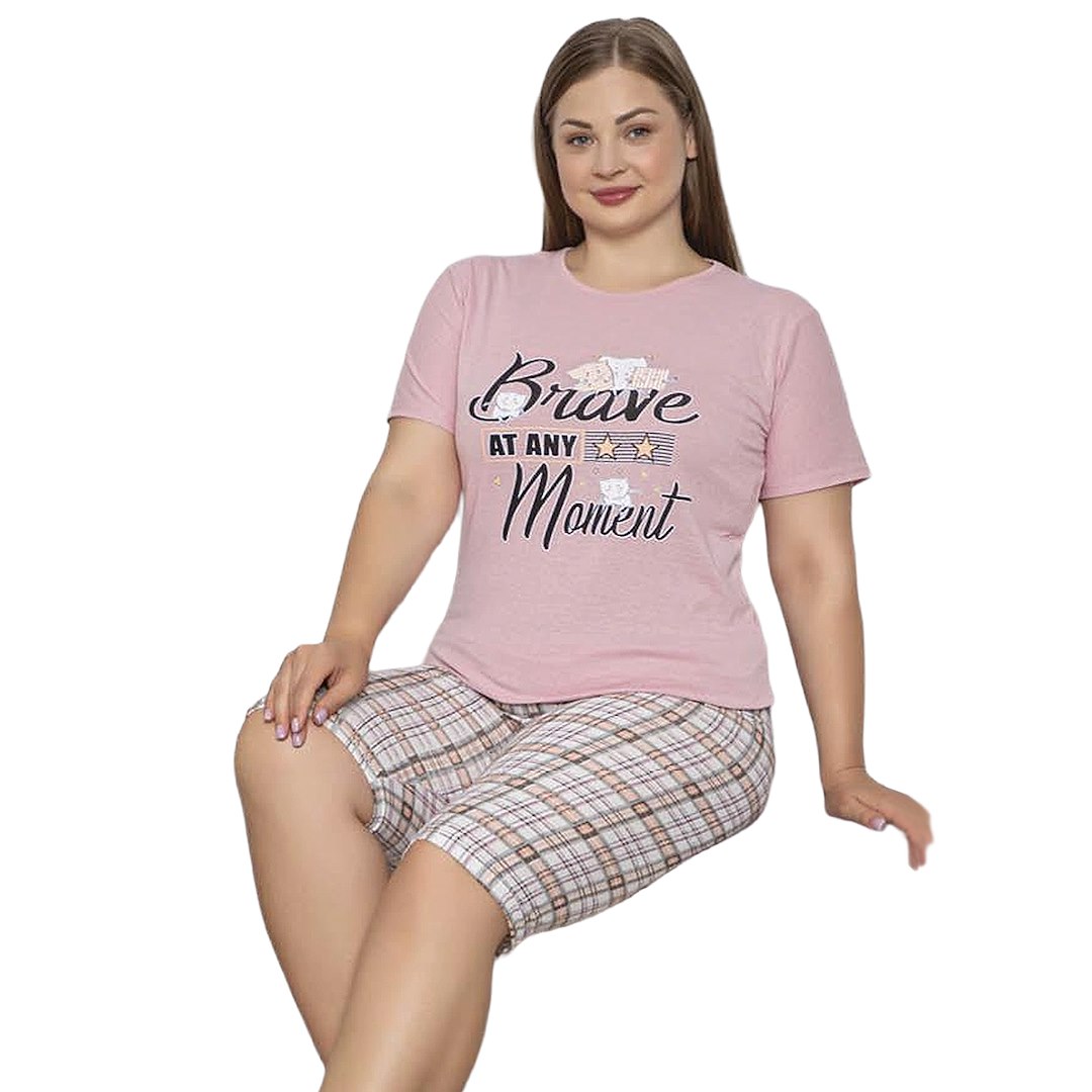 Piżama damska  Brave at Any   PATION Plus size