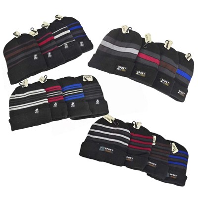 Czapka zimowa ocieplana mix