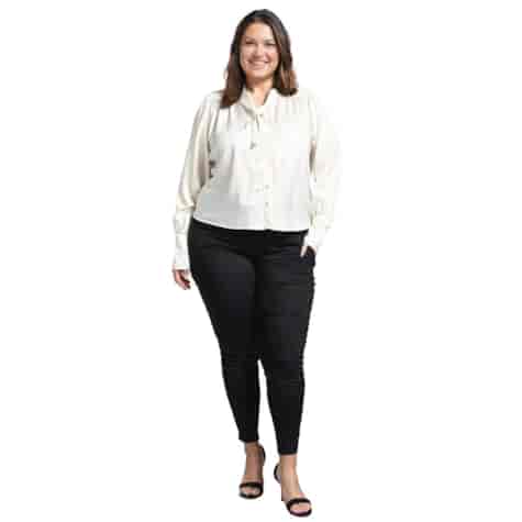 Legginsy damskie ocieplane Plus Size bambusowe