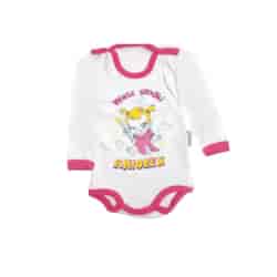 Gładkie body z długim rękawem