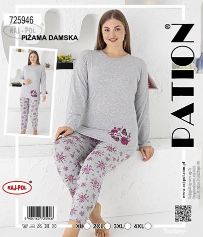 Piżama damska  Like a spring   PATION Plus size