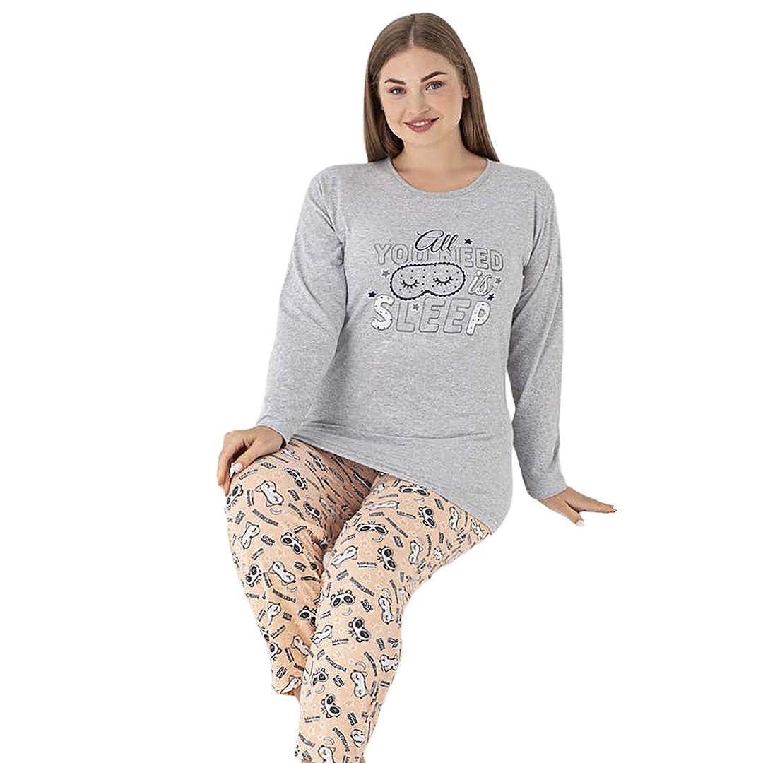 Piżama damska  All you need is    PATION Plus size