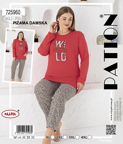 Piżama damska  WILD   PATION Plus size