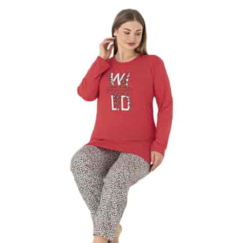 Piżama damska  WILD   PATION Plus size