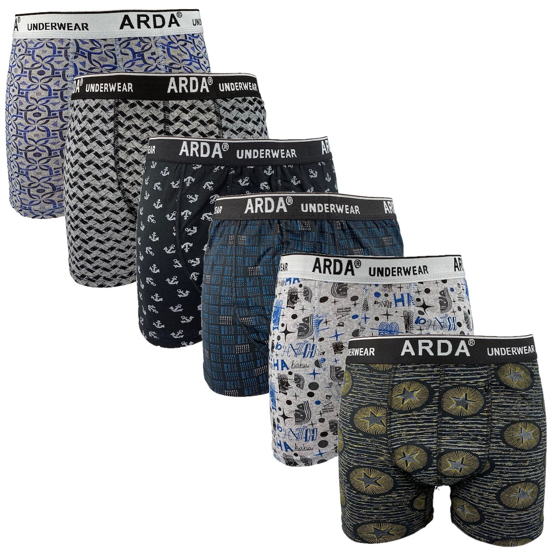 Bokserki męskie gładkie ARDA