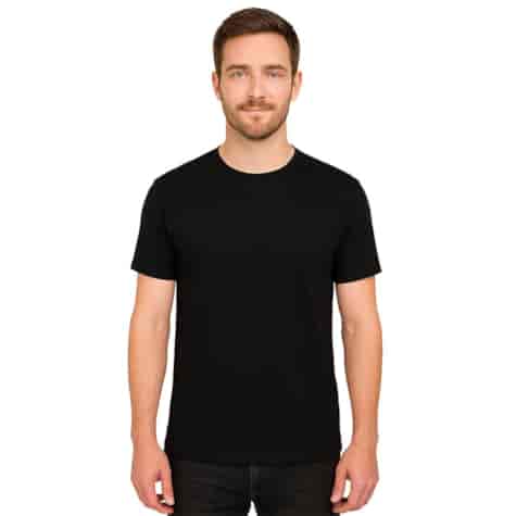 T-SHIRT MĘSKI PATION CZARNY