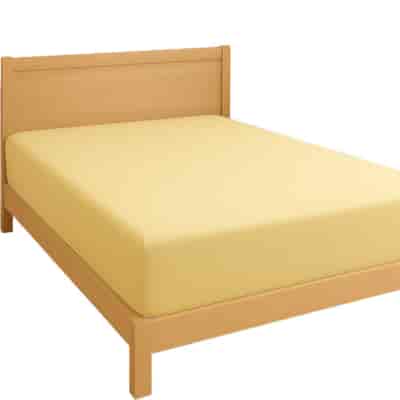 Prześcieradło z gumką 140x200 Jersey Bordeau Banan