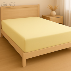 Prześcieradło z gumką 140x200 Jersey Bordeau Banan