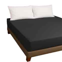 Prześcieradło z gumką 140x200 Jersey Bordeau grafi