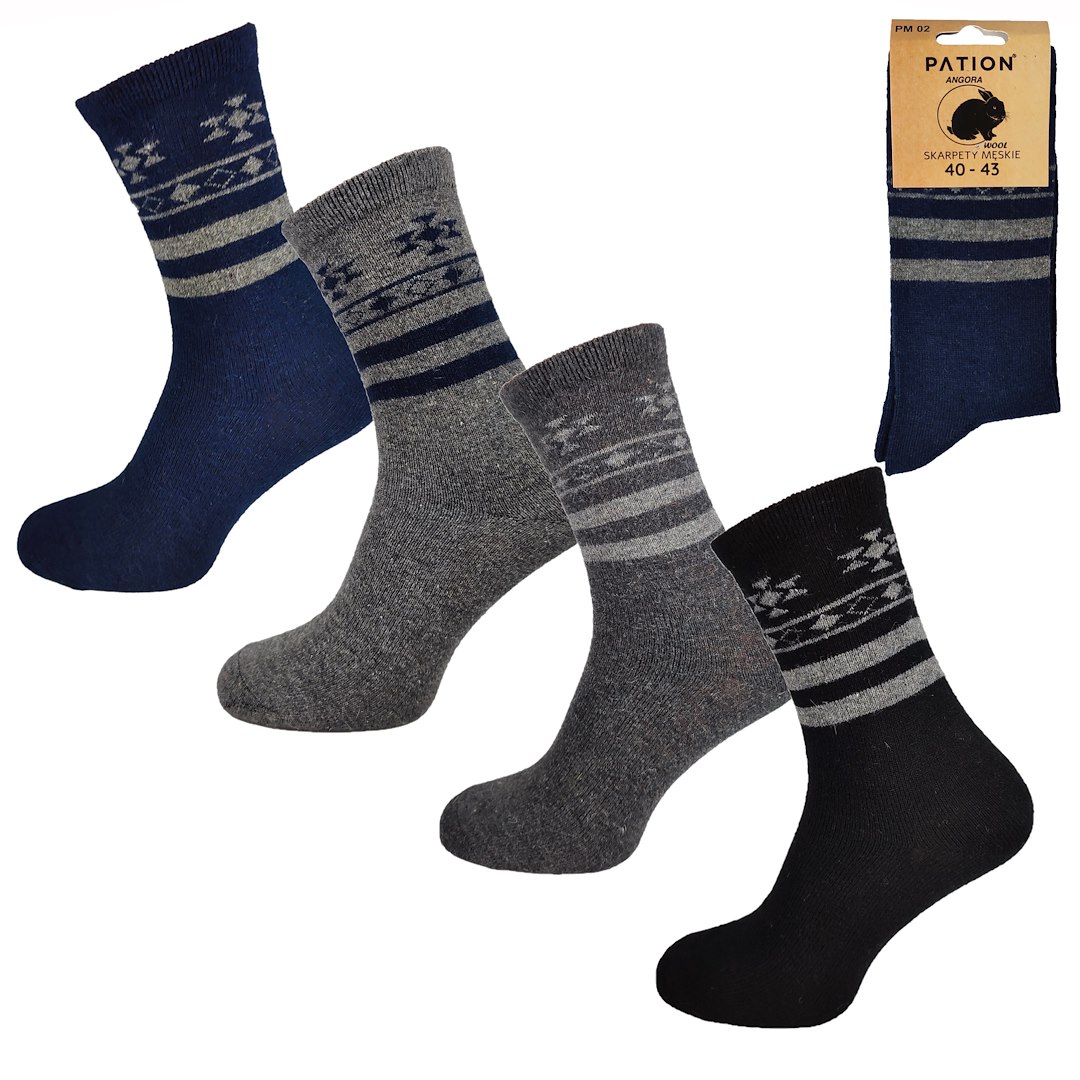 Skarpety męska angora PATION