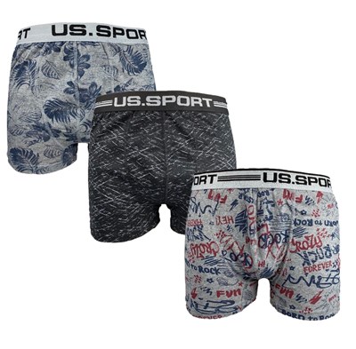 Bokserki męskie wzorowane US.SPORT