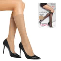 Podkolanówki PATION 20 DEN Eliza Beige 2-PAK