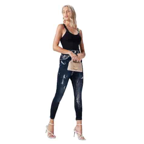 Legginsy damskie bambusowe 3/4