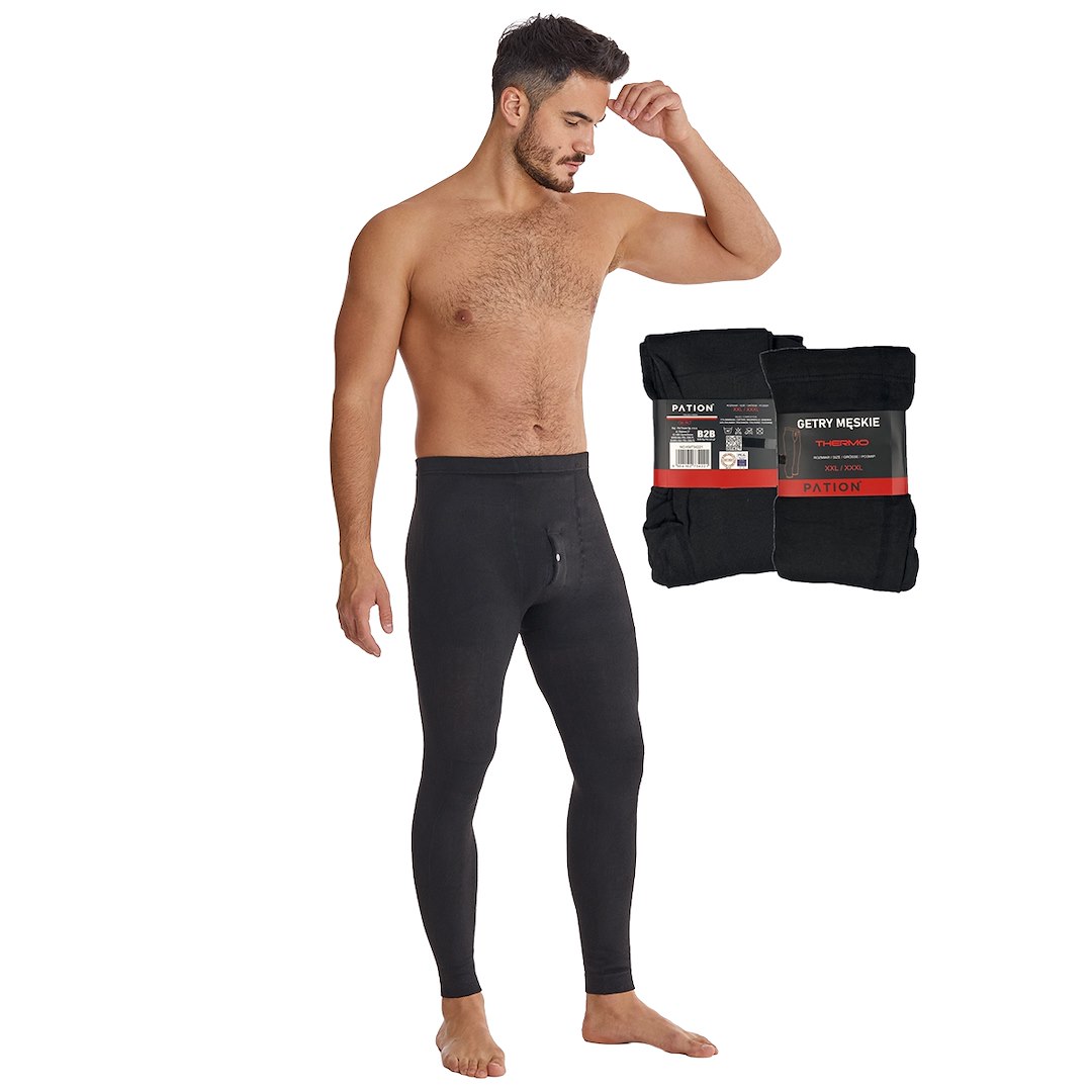 GETRY MĘSKIE PATION czarne