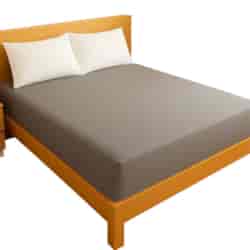 Prześcieradło z gumką 90x200 Jersey Paris szare