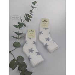 Skarpeta cosy bukla niebieskie gwiazdki 35-38