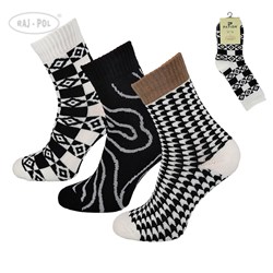 Skarpeta cosy wzory mix 35-38 39-42