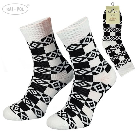 Skarpeta cosy wzory mozaika 35-38