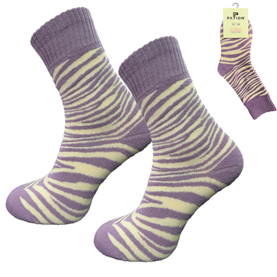 Skarpeta cosy lawendowe zeberka 35-38