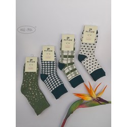 Skarpeta cosy zielone mix 35-38 39-42