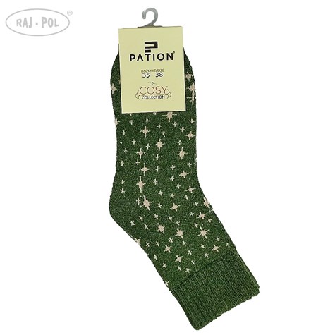 Skarpeta cosy zielone mix 35-38 39-42