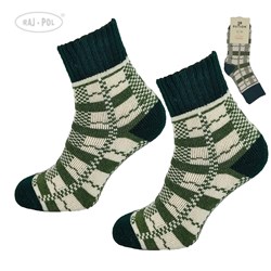 Skarpeta cosy zielone krateczka 35-38