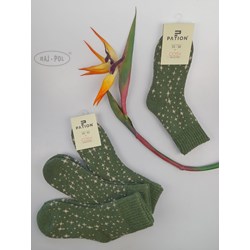 Skarpeta cosy zielone gwiazdki 35-38