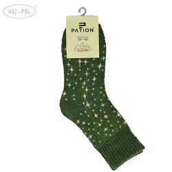 Skarpeta cosy zielone gwiazdki 35-38