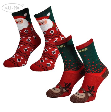 Skarpeta damska świąteczna