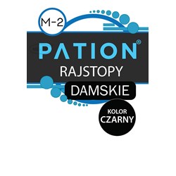 Rajstopy Damskie Czarne PATION M - 2