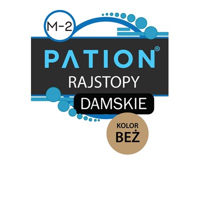 Rajstopy Damskie Beżowe  PATION M - 2