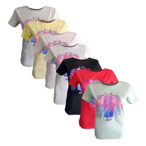 T-shirt damski bawełniany