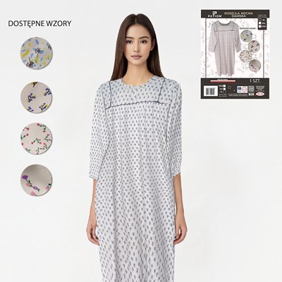 Koszula nocna damska wzór4 XL-3XL