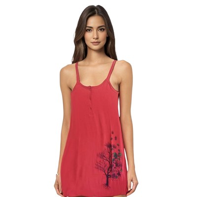 Koszula nocna z wąskim ramiączkiem