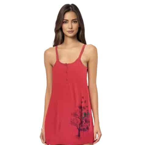 Koszula nocna z wąskim ramiączkiem