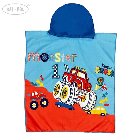 RĘCZNIK KĄPIELOWY PLAŻOWY PONCHO AUTKO