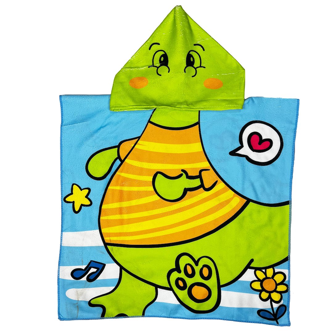 RĘCZNIK KĄPIELOWY PLAŻOWY PONCHO DINOSAUR 1