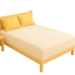 Prześcieradło z gumką 160x200 Jersey Beżowe