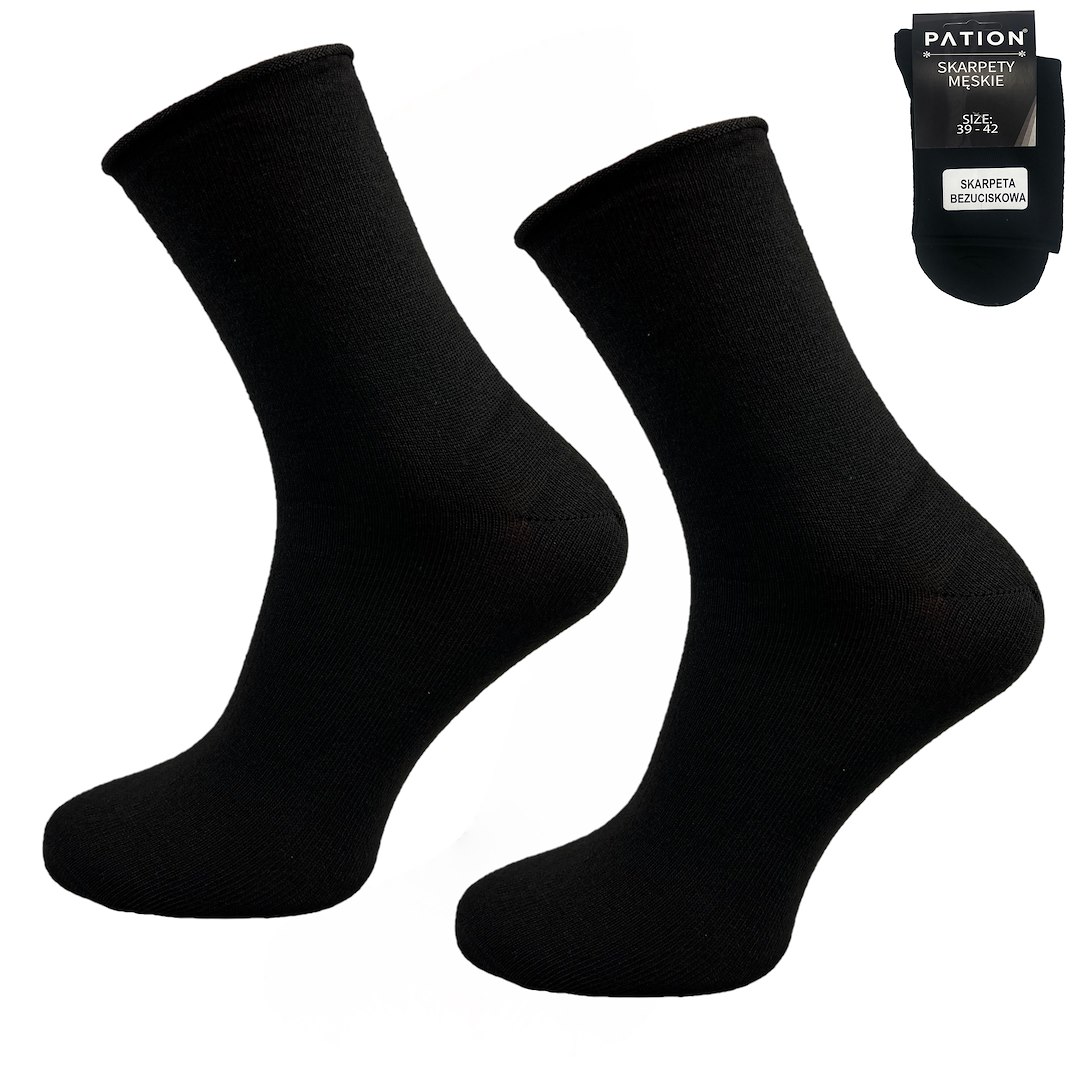 Skarpety męskie bezuciskowe PATION