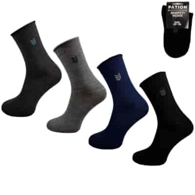 Skarpety męskie bezuciskowe wzorowane PATION